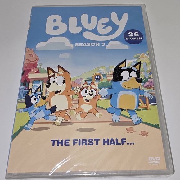 ONE LEFT * Bluey Season 3 DVD (2021) The First Half Episodes 1-26 - Picture 1 of 2